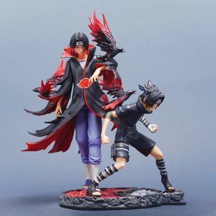 Аніме фігурка Naruto, Наруто, Саске Учіха та Ітачі Учіха, 32 см (NAR 0099)