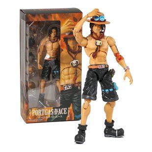 Аніме фігурка One Piece, Ван Піс, Portgas D Ace, Ейс Вогняний Кулак, рухома на шарнірах, 19 см (OP 0163)