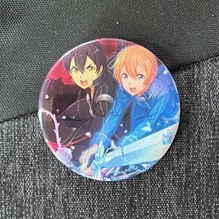 Значок аниме Мастера меча онлайн Sword Art Online, диаметр 58 мм (ZNSAO 0028)