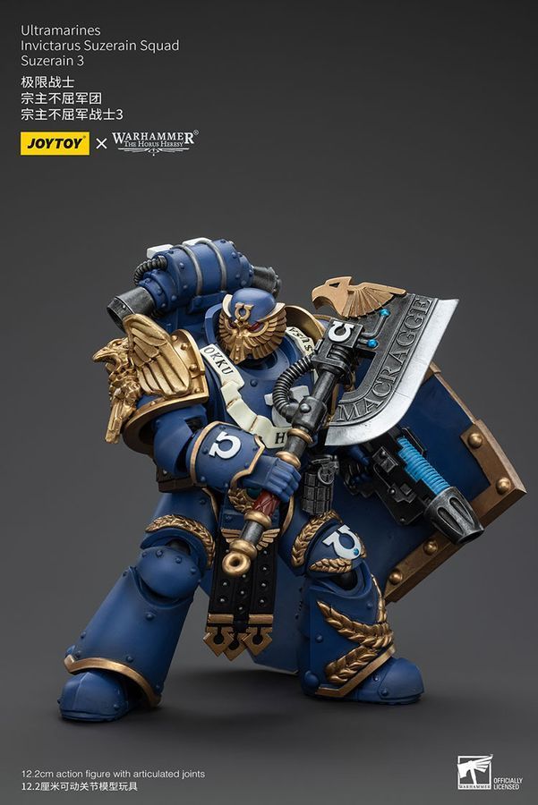 Фігурка з гри Warhammer 40k, Ультрамарини Інвіктарус Загін Повелителів, JOYTOY, рухома, 12,2 см (WHR 0067)