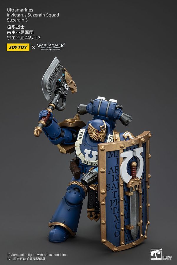 Фігурка з гри Warhammer 40k, Ультрамарини Інвіктарус Загін Повелителів, JOYTOY, рухома, 12,2 см (WHR 0067)