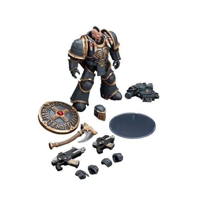 Фигурка из игры Warhammer 40k, Космические Волки Серый убийца Хускарл, JOYTOY, подвижная, 12 см (WHR 0114)