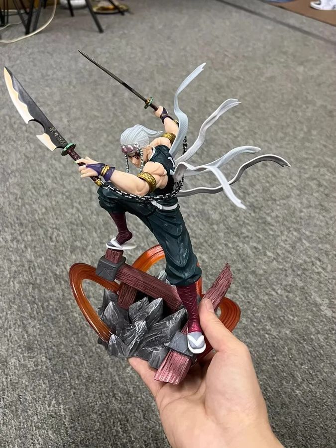 Аниме фигурка Demon Slayer Клинок рассекающий демонов Uzui Tengen, Тенген Узуй, 27 см (BDD 0150)