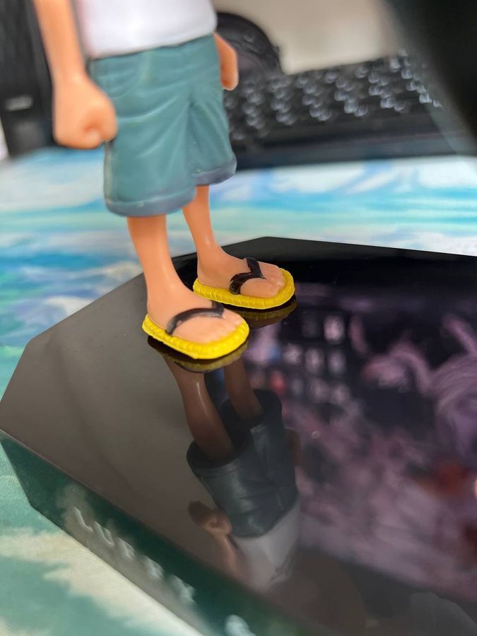 Аніме фігурка One Piece, Ван Піс Луффі та Шанкс, 18 см (OP 0032)