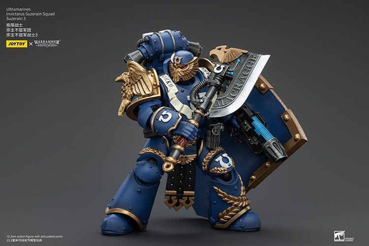 Фігурка з гри Warhammer 40k, Ультрамарини Інвіктарус Загін Повелителів, JOYTOY, рухома, 12,2 см (WHR 0067)