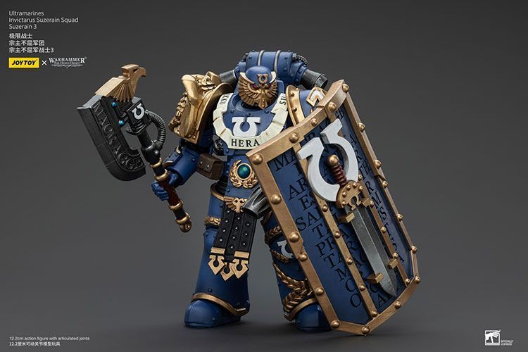 Фігурка з гри Warhammer 40k, Ультрамарини Інвіктарус Загін Повелителів, JOYTOY, рухома, 12,2 см (WHR 0067)
