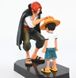 Аніме фігурка One Piece, Ван Піс Луффі та Шанкс, 18 см (OP 0032)