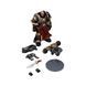 Фигурка из игры Warhammer 40k, Космодесантники Хаоса избранный Чёрного Легиона с силовым кулаком, JOYTOY, подвижная, 12,6 см (WHR 0153)