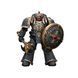 Фигурка из игры Warhammer 40k, Космические Волки Серый убийца Хускарл, JOYTOY, подвижная, 12 см (WHR 0114)