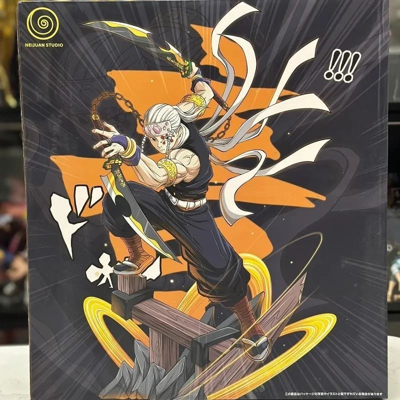 Аниме фигурка Demon Slayer Клинок рассекающий демонов Uzui Tengen, Тенген Узуй, 27 см (BDD 0150)