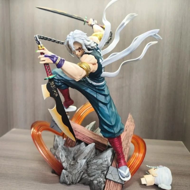 Аниме фигурка Demon Slayer Клинок рассекающий демонов Uzui Tengen, Тенген Узуй, 27 см (BDD 0150)