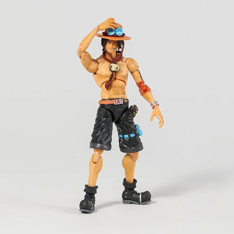 Аниме фигурка One Piece, Ван Пис, Portgas D Ace, Эйс Огненный Кулак, подвижная на шарнирах, 19 cм (OP 0163)