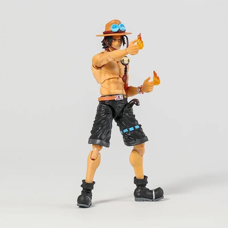 Аниме фигурка One Piece, Ван Пис, Portgas D Ace, Эйс Огненный Кулак, подвижная на шарнирах, 19 cм (OP 0163)