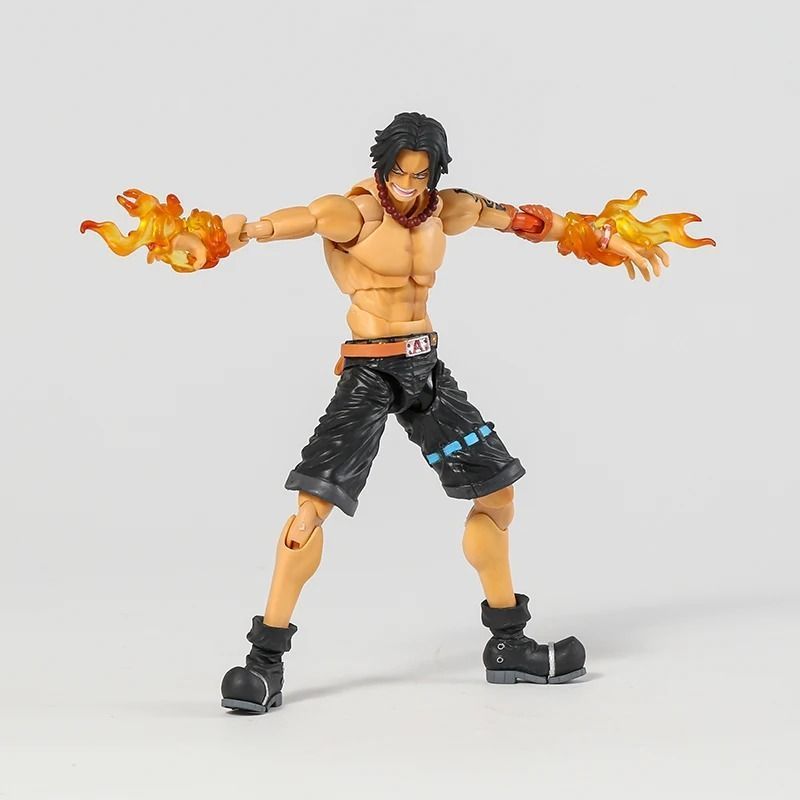 Аниме фигурка One Piece, Ван Пис, Portgas D Ace, Эйс Огненный Кулак, подвижная на шарнирах, 19 cм (OP 0163)