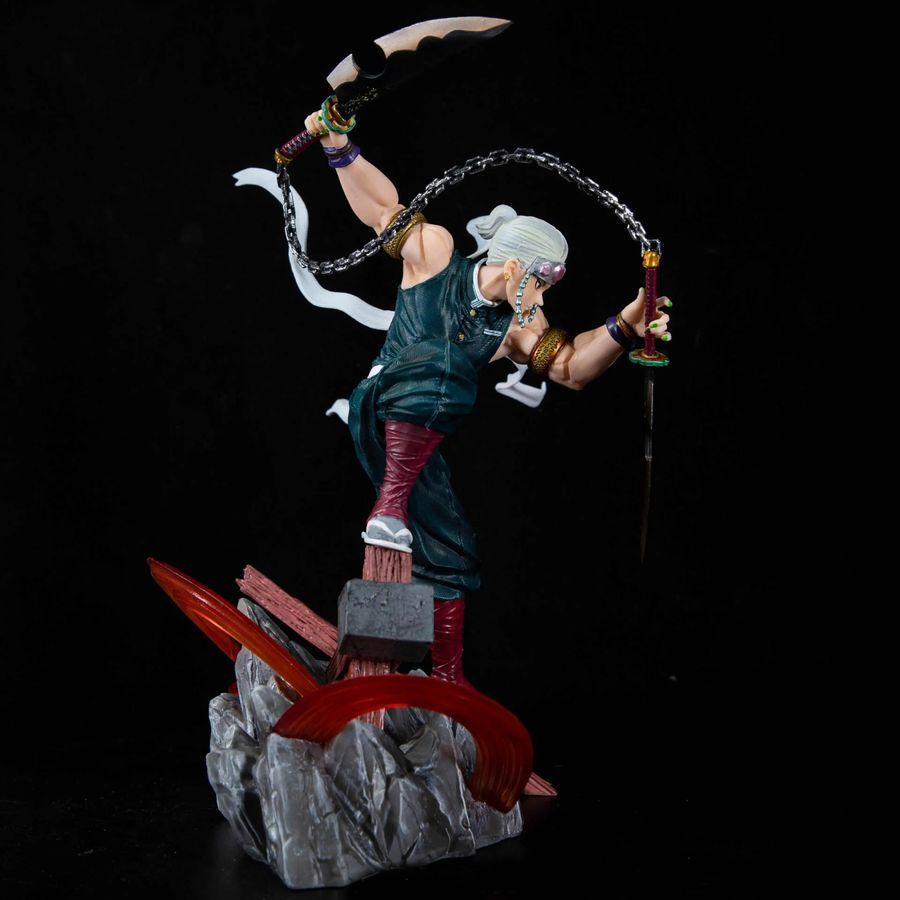 Аниме фигурка Demon Slayer Клинок рассекающий демонов Uzui Tengen, Тенген Узуй, 27 см (BDD 0150)