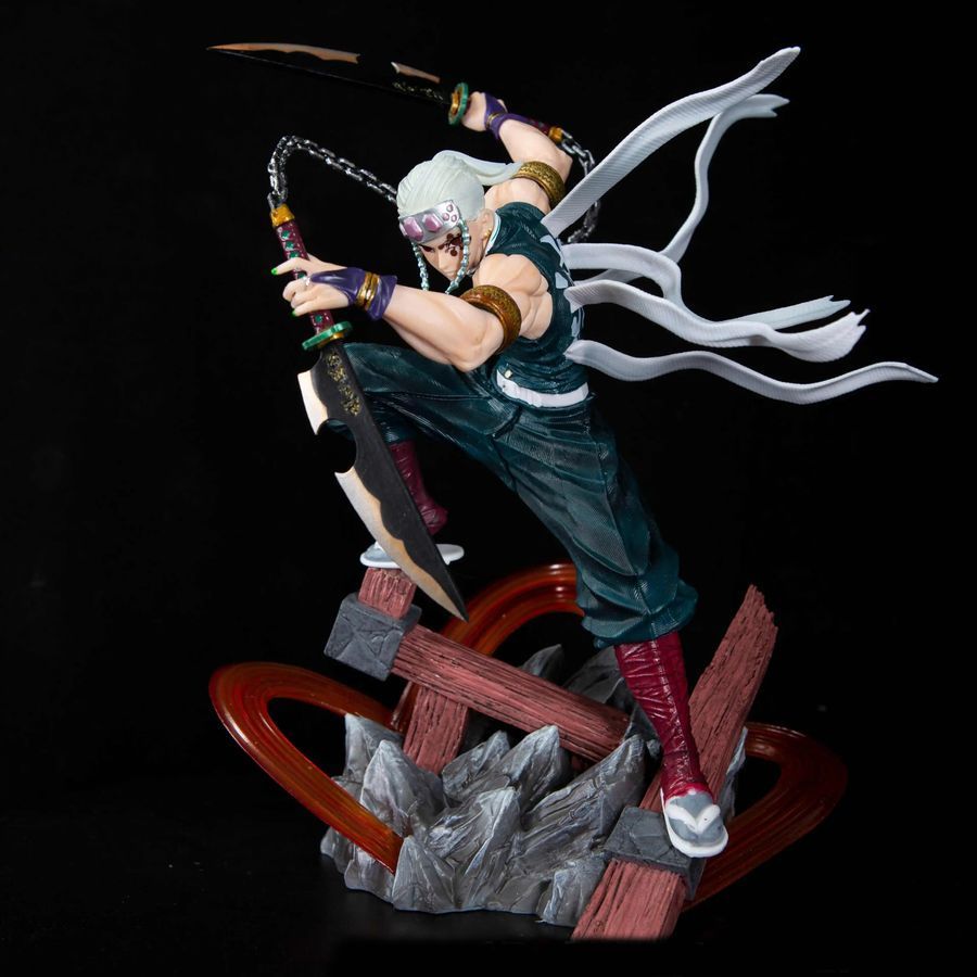 Аниме фигурка Demon Slayer Клинок рассекающий демонов Uzui Tengen, Тенген Узуй, 27 см (BDD 0150)