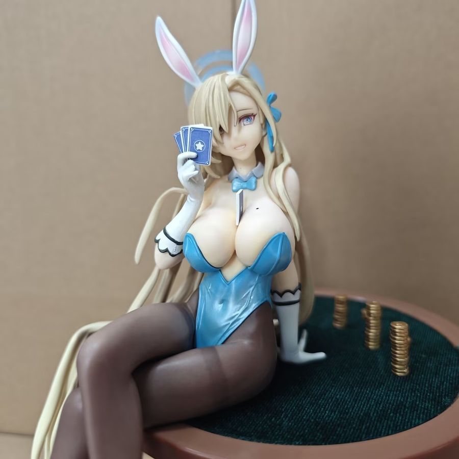 Аниме фигурка с заячьими ушками из игры Blue Archive, Bunny Version Асуна Итиносэ Asuna Ichinose, 27 см (BLAR 0002)