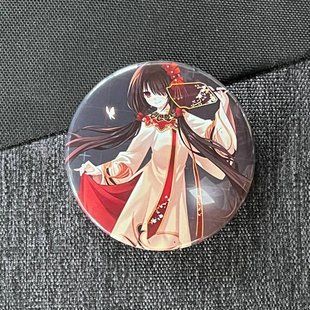 Значок аниме Рандеву с жизнью Date a Live, диаметр 58 мм (ZNDAL 0023)
