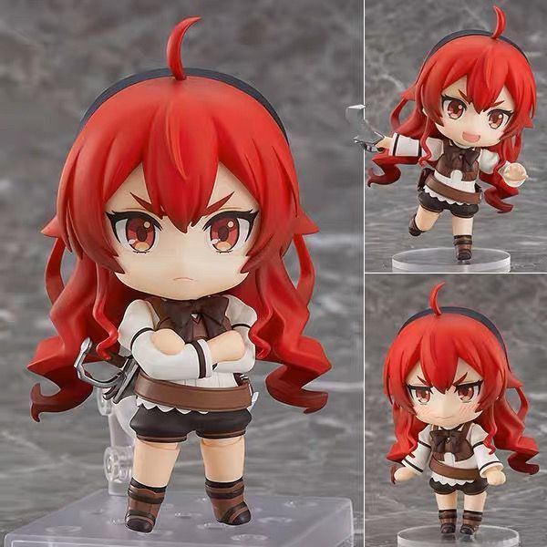 Аниме фигурка нендороид Mushoku Tensei Реинкарнация безработного, Eris Greyrat Эрис Грейрат, подвижная, 10 см (MUS 0004)