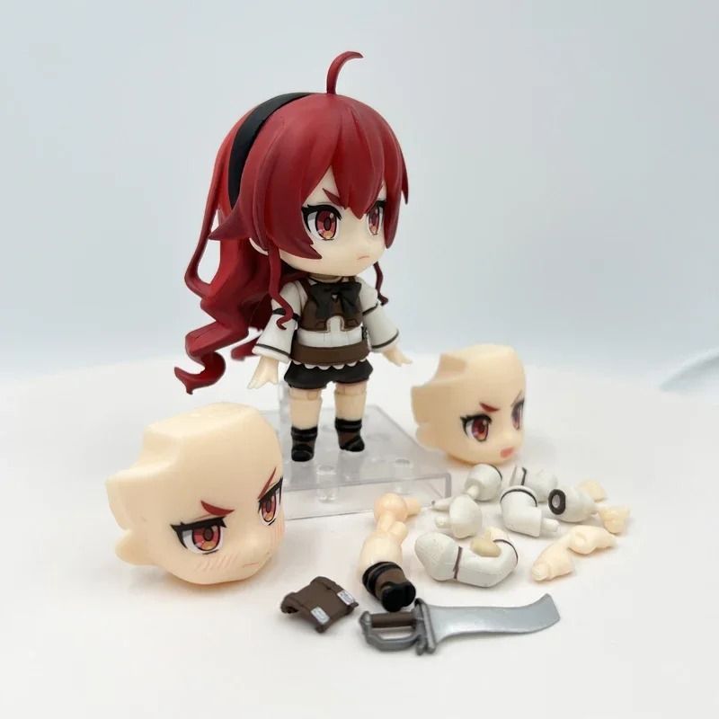 Аниме фигурка нендороид Mushoku Tensei Реинкарнация безработного, Eris Greyrat Эрис Грейрат, подвижная, 10 см (MUS 0004)