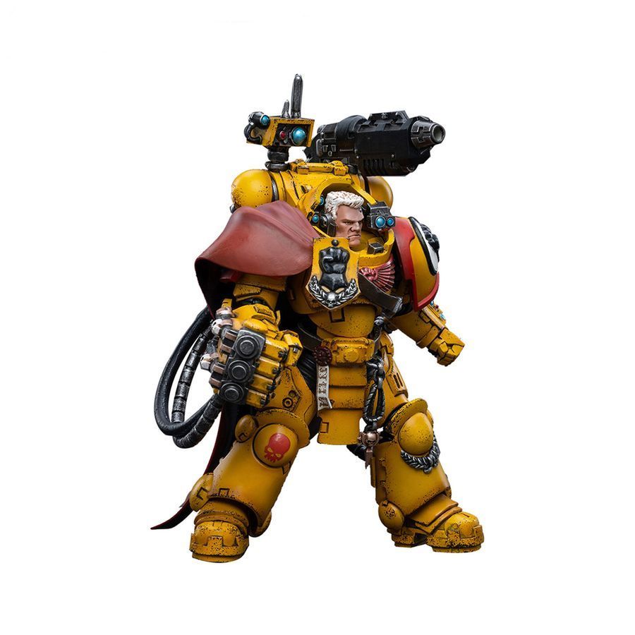 Фигурка из игры Warhammer 40k, Третий капитан Имперских Кулаков Тор Гарадон, JOYTOY, подвижная, 13 см (WHR 0026)