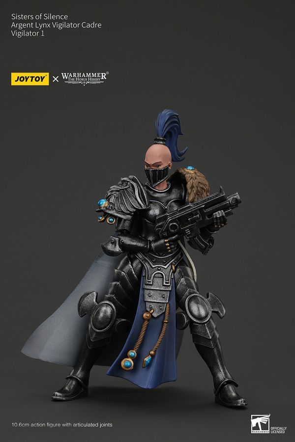 Фігурка з гри Warhammer 40k, Сестри Тиші, Арджент Лінкс, Пильна, JOYTOY, рухлива, 10,6 см (WHR 0221)