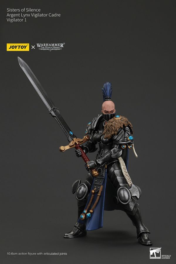 Фігурка з гри Warhammer 40k, Сестри Тиші, Арджент Лінкс, Пильна, JOYTOY, рухлива, 10,6 см (WHR 0221)
