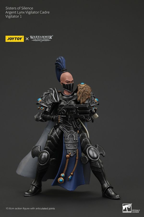 Фігурка з гри Warhammer 40k, Сестри Тиші, Арджент Лінкс, Пильна, JOYTOY, рухлива, 10,6 см (WHR 0221)