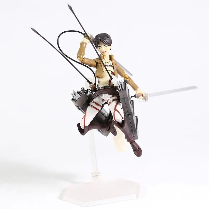 Аниме фигурка Атака титанов Attack on Titan Eren Jaeger, Эрен Йегер, фигма 207, 15 см (AT 0001)