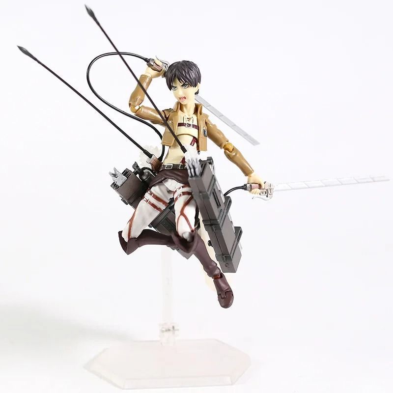 Аниме фигурка Атака титанов Attack on Titan Eren Jaeger, Эрен Йегер, фигма 207, 15 см (AT 0001)