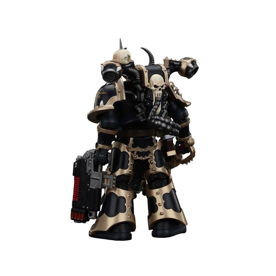 Фигурка из игры Warhammer 40k, Космодесантники Хаоса избранный Чёрного Легиона с Комби-мельтой, JOYTOY, подвижная, 12,6 см (WHR 0155)