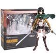 Аниме фигурка Атака титанов Attack on Titan Mikasa Ackerman, Микаса Аккерман, фигма 203, 15 см (AT 0002)
