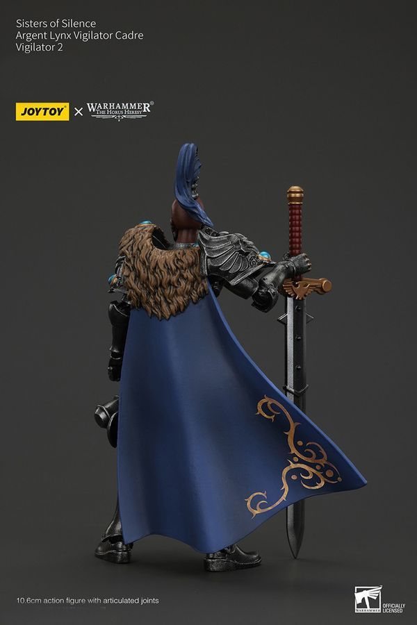 Фигурка из игры Warhammer 40k, Сестры Тишины, Арджент Линкс, Виджилатор, JOYTOY, подвижная, 10,6 см (WHR 0222)