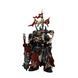 Фигурка из игры Warhammer 40k, Космодесантники Хаоса Чемпион Чёрного Легиона с Болтером и Силовой булавой, JOYTOY, подвижная, 12,6 см (WHR 0156)
