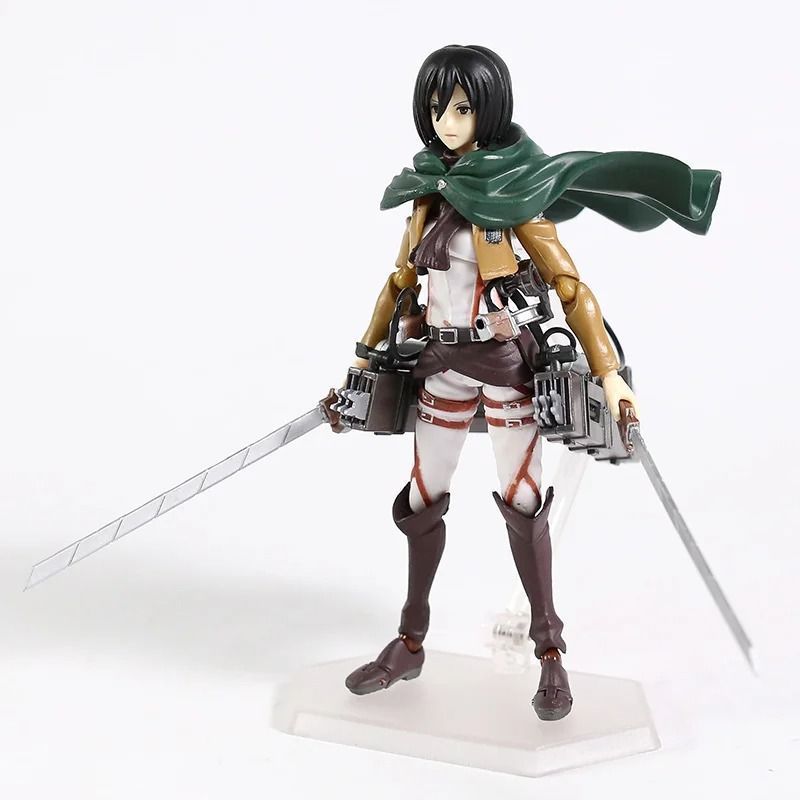 Аниме фигурка Атака титанов Attack on Titan Mikasa Ackerman, Микаса Аккерман, фигма 203, 15 см (AT 0002)