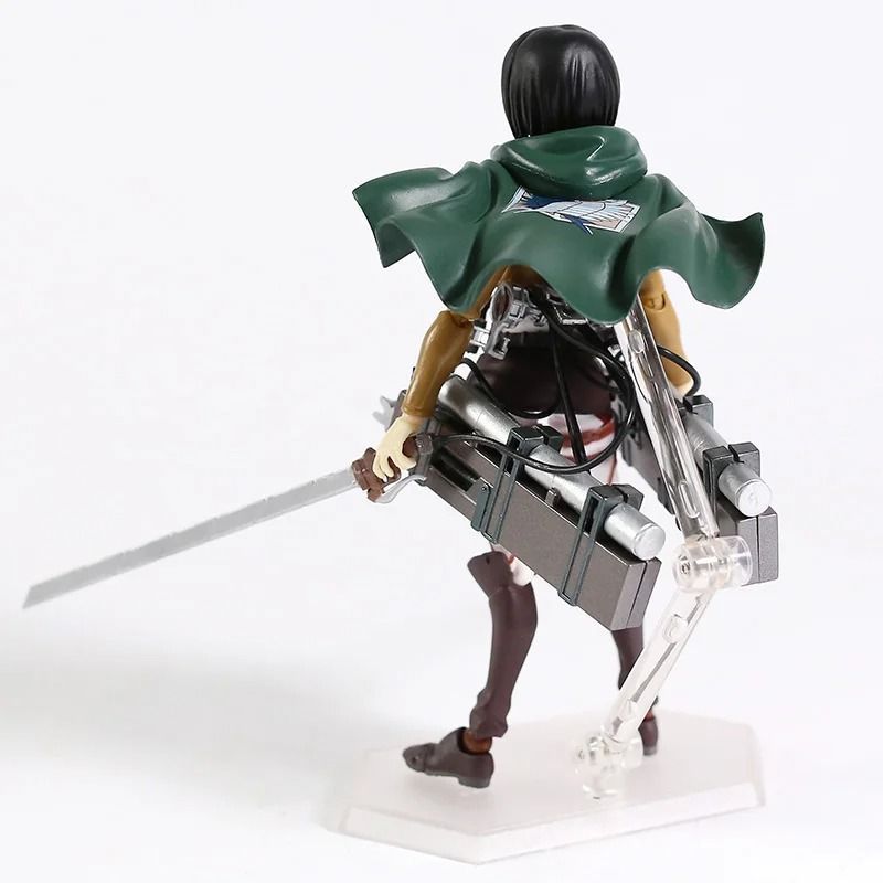 Аниме фигурка Атака титанов Attack on Titan Mikasa Ackerman, Микаса Аккерман, фигма 203, 15 см (AT 0002)