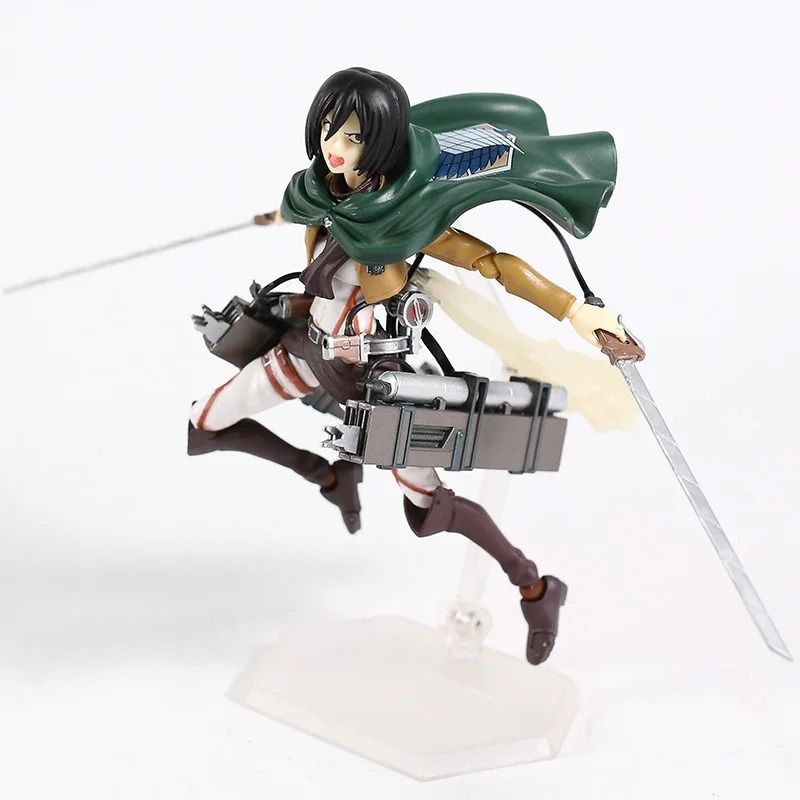 Аниме фигурка Атака титанов Attack on Titan Mikasa Ackerman, Микаса Аккерман, фигма 203, 15 см (AT 0002)