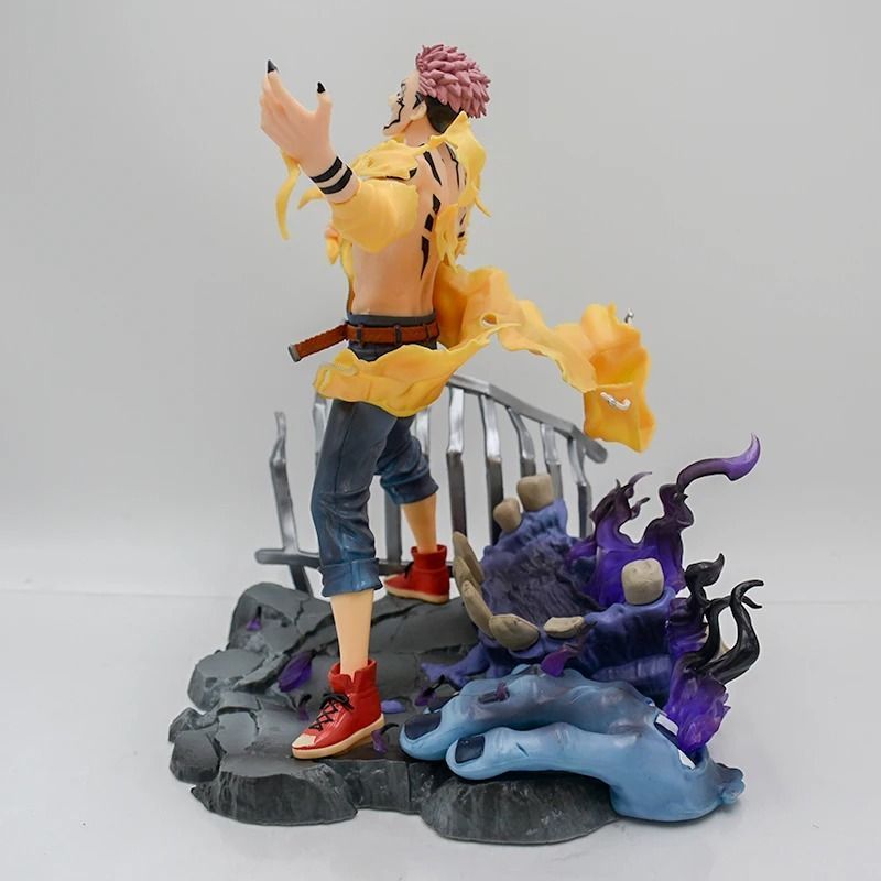 Аниме фигурка Магическая Битва Jujutsu Kaisen Сукуна Рёмен Ryomen Sukuna, не подвижная, 28 cм (JUK 0024)
