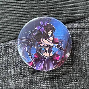 Значок аниме Рандеву с жизнью Date a Live, диаметр 58 мм (ZNDAL 0026)