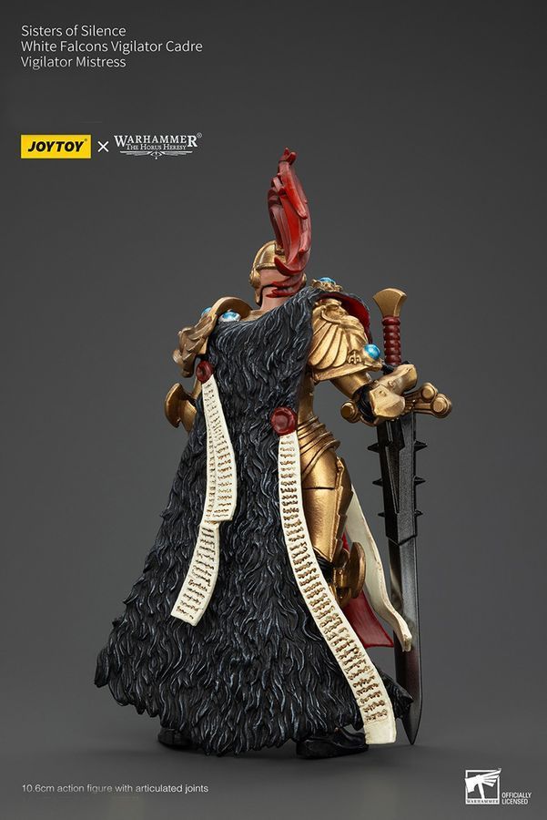 Фігурка з гри Warhammer 40k, Сестри Тиші, Білі Соколи, Пані-спостерігачка, JOYTOY, рухома, 10,6 см (WHR 0223)