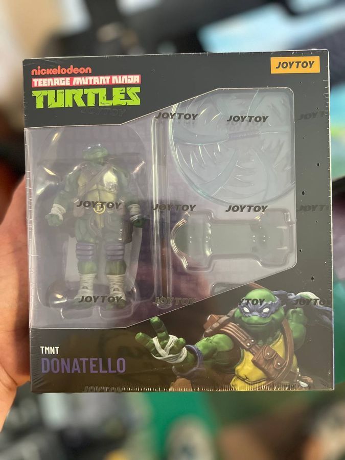 Фігурка Черепашки-Ніндзя TMNT JOYTOY Донателло, рухома, 10,6 см (TMNT 0001)