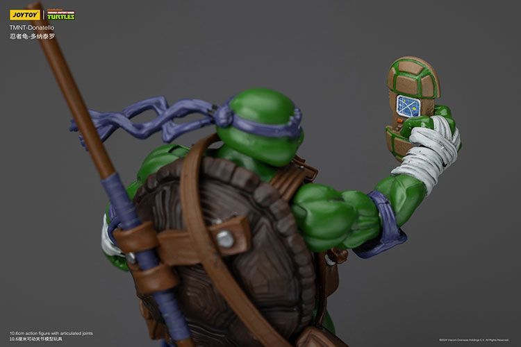 Фігурка Черепашки-Ніндзя TMNT JOYTOY Донателло, рухома, 10,6 см (TMNT 0001)