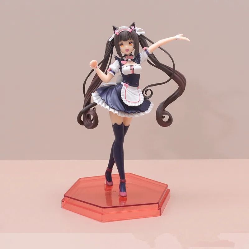 Аніме фігурка Nekopara Некопара, Chocola Чокола покоївка, 18 см (NEKO 0026)