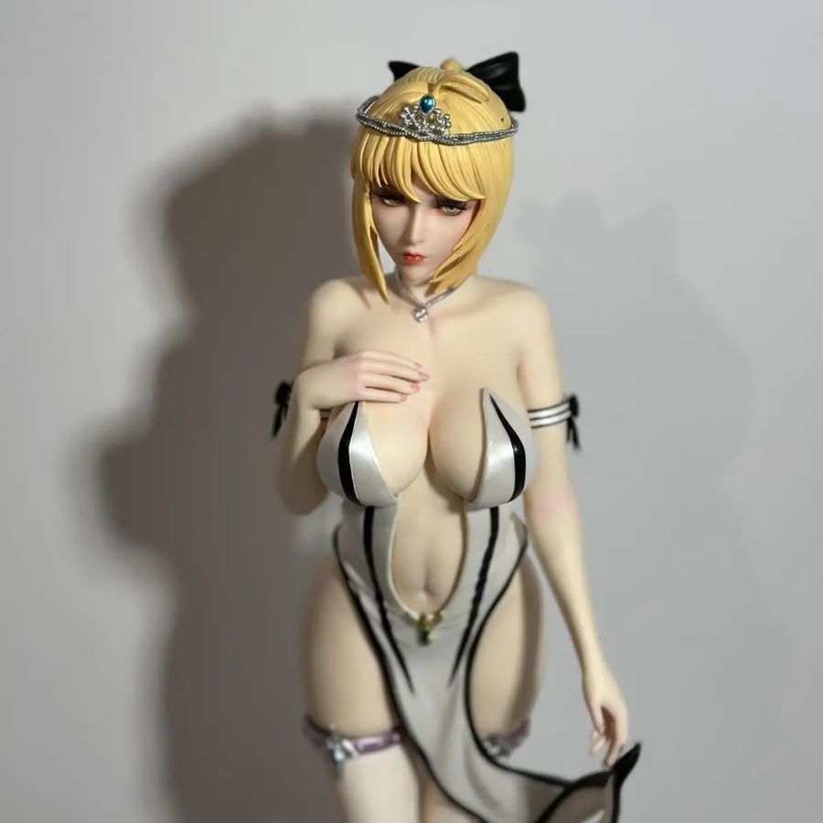 Аниме фигурка Fate Stay Night Altria Pendragon Артурия Пендрагон в платье, 50 см (FSN 0014)