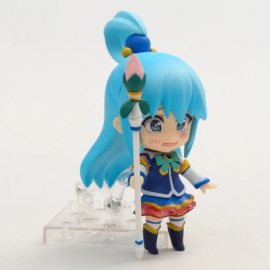Аніме фігурка нендороїд KonoSuba Богиня благословляє цей прекрасний світ Aqua Аква 630, рухлива, 11 см (KOSU 0005)