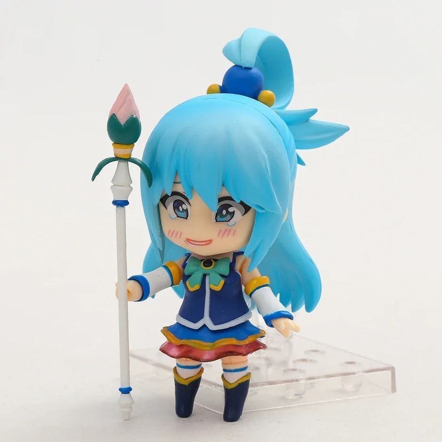 Аніме фігурка нендороїд KonoSuba Богиня благословляє цей прекрасний світ Aqua Аква 630, рухлива, 11 см (KOSU 0005)