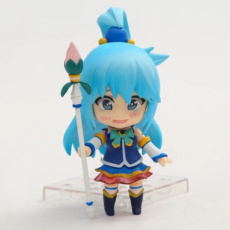 Аніме фігурка нендороїд KonoSuba Богиня благословляє цей прекрасний світ Aqua Аква 630, рухлива, 11 см (KOSU 0005)