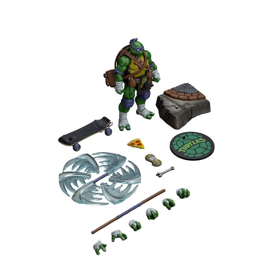 Фігурка Черепашки-Ніндзя TMNT JOYTOY Донателло, рухома, 10,6 см (TMNT 0001)