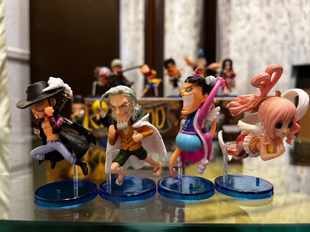 Аніме фігурки Ван Піс, One Piece команда солом'яного капелюха та союзники, 8 см (OP 0037)