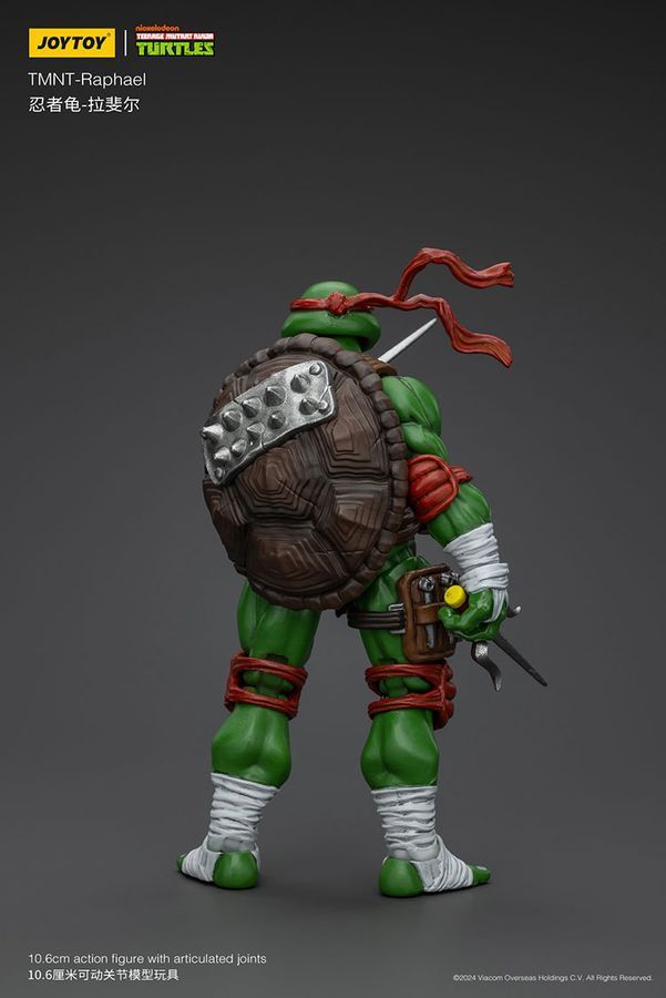 Фігурка Черепашки-Ніндзя TMNT JOYTOY Рафаель, рухома, 10,6 см (TMNT 0002)